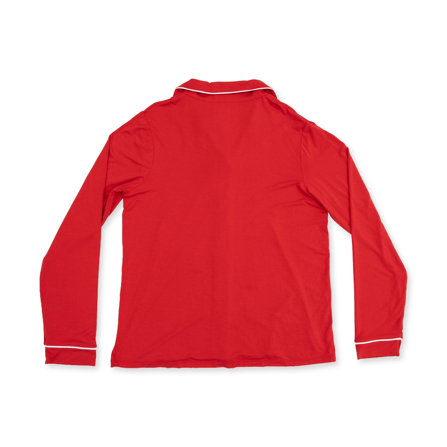 Ribbon Red - Adult Long Sleeve Coat Style and Pant with Pockets by Angel Dear