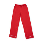 Ribbon Red - Adult Long Sleeve Coat Style and Pant with Pockets by Angel Dear
