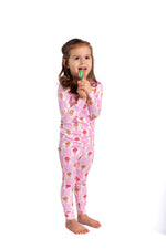 My First Lollipop -2-Piece Bamboo Pajamas for Girl by Rayn’s Tiny Stitches