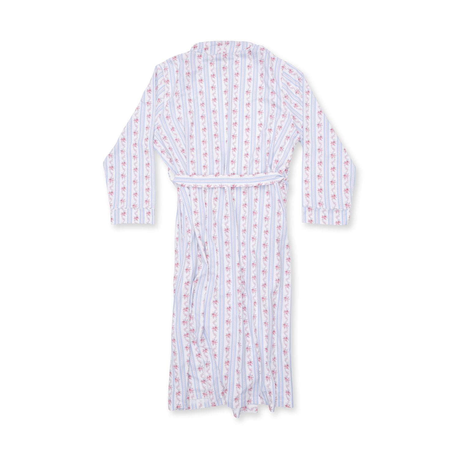 Anna Floral Stripe -  Adult Long Robe
