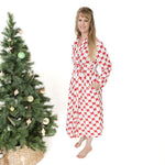 Festive Bows - Adult Long Robe by Angel Dear