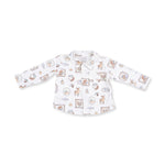 Woodson's Family Cabin - Long Sleeve Polo Button Up by Angel Dear (view 2 of 5)
