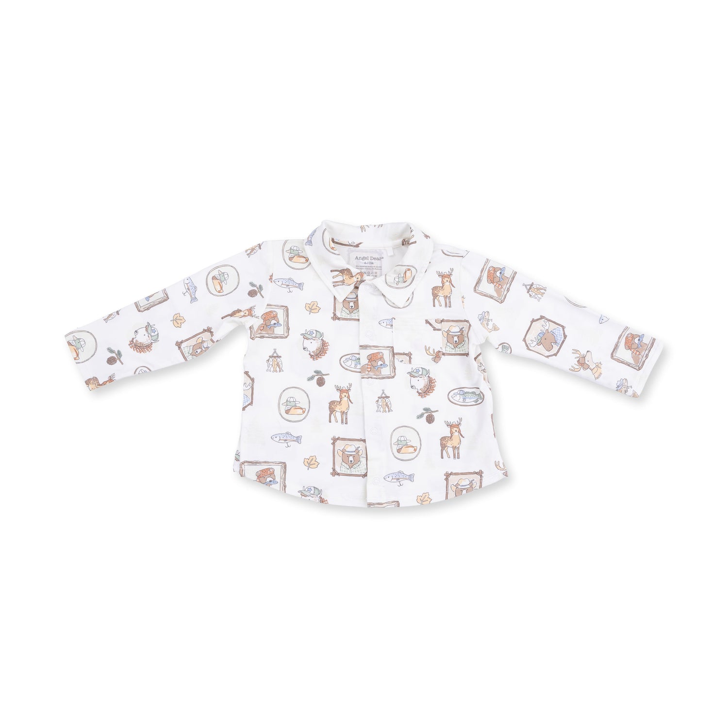Woodson's Family Cabin - Long Sleeve Polo Button Up