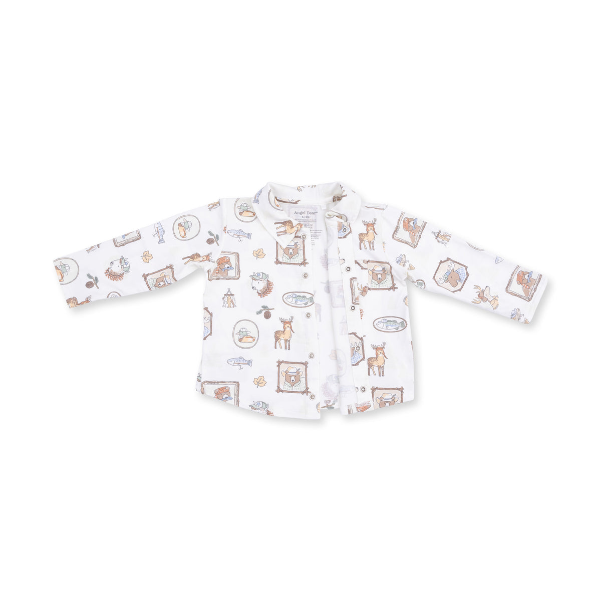 Woodson's Family Cabin - Long Sleeve Polo Button Up by Angel Dear (view 5 of 5)