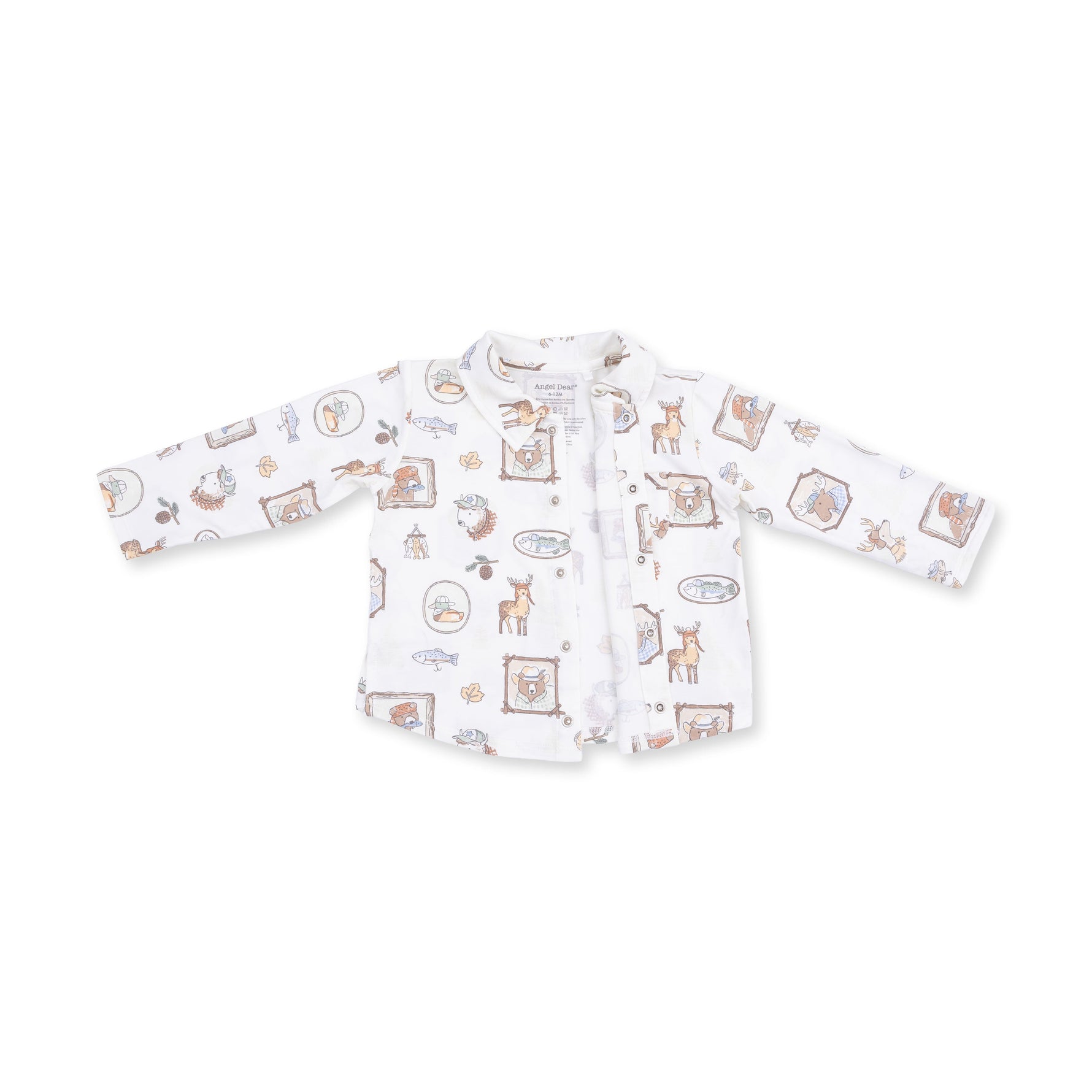 Woodson's Family Cabin - Long Sleeve Polo Button Up by Angel Dear (view 5 of 5)