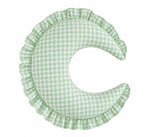 Gingham Feeding Old Support Ruffle Nursing Pillow Cover by Little Mae & Co