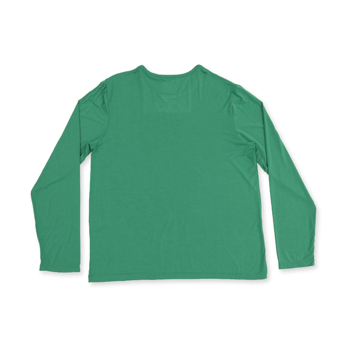 Solid Pine Green - Adult Long Sleeve Loungewear Top by Angel Dear