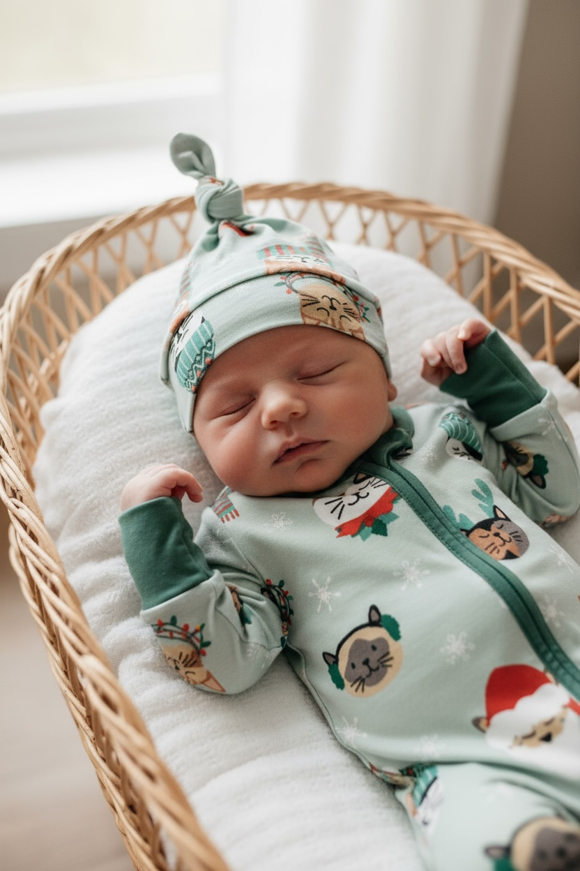 Purr The Halls (Knotted Hat)