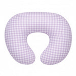 Purple Gingham Ruffle Nursing Pillow Cover by Little Mae & Co