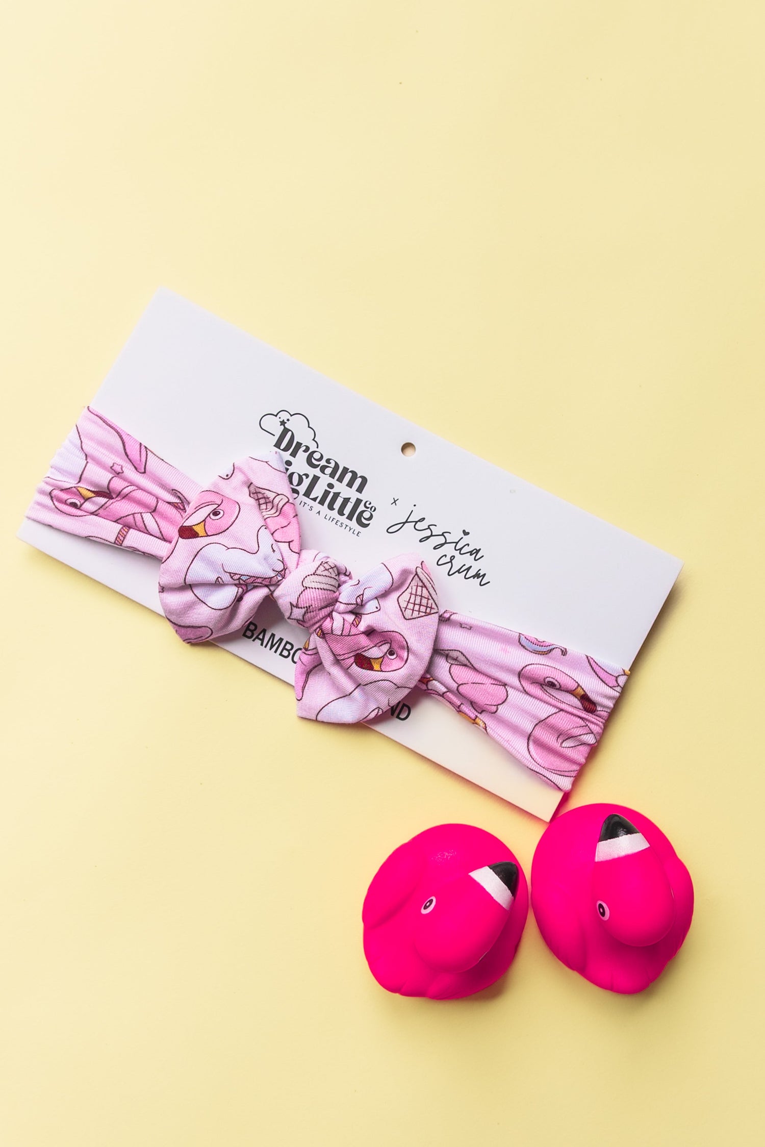 Exclusive Print Bamboo Viscose Hair Bow