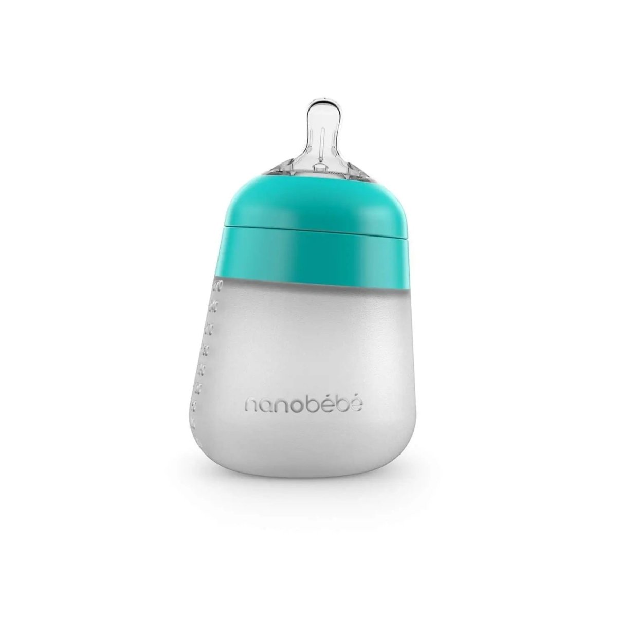 Nanobébé 9oz Flexy Silicone Baby Bottle with Anti - Colic Nipple for Growing Infants - 