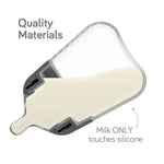 Nanobébé 9oz Flexy Silicone Baby Bottle with Anti - Colic Nipple for Growing Infants - 