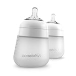 Nanobébé 9oz Flexy Silicone Baby Bottle with Anti - Colic Nipple for Growing Infants - 