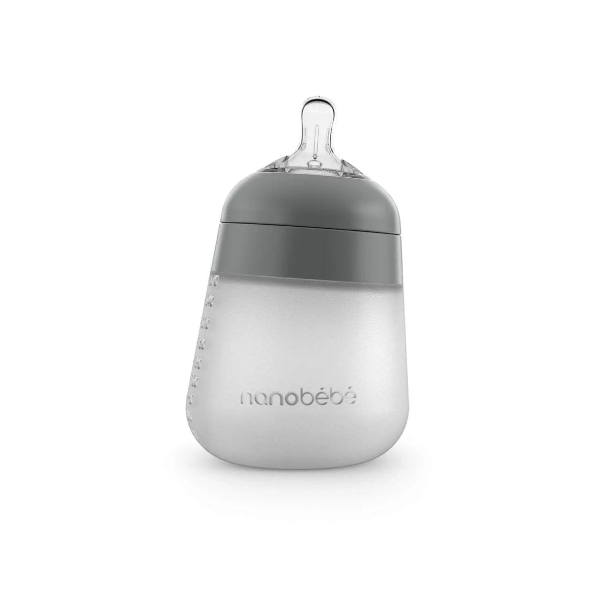 Nanobébé 9oz Flexy Silicone Baby Bottle with Anti - Colic Nipple for Growing Infants - 