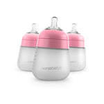 Nanobébé 9oz Flexy Silicone Baby Bottle with Anti - Colic Nipple for Growing Infants - 