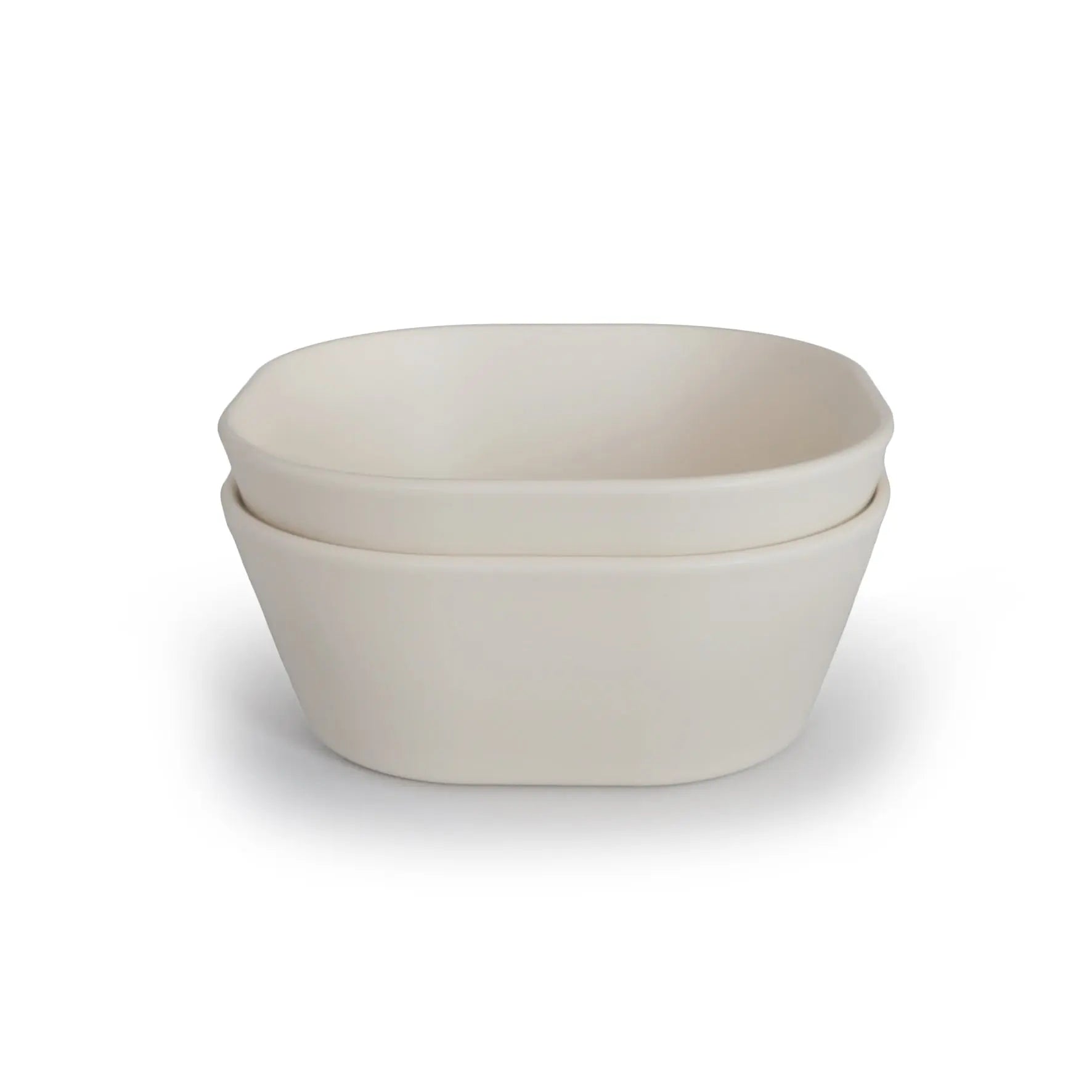 Mushie Square Dinnerware Bowls for Babies BPA Free Microwave and Dishwasher Safe Soft Colored Design - Home & Garden > Kitchen & Dining > Tableware > Dinnerware > Bowls Dinnerware