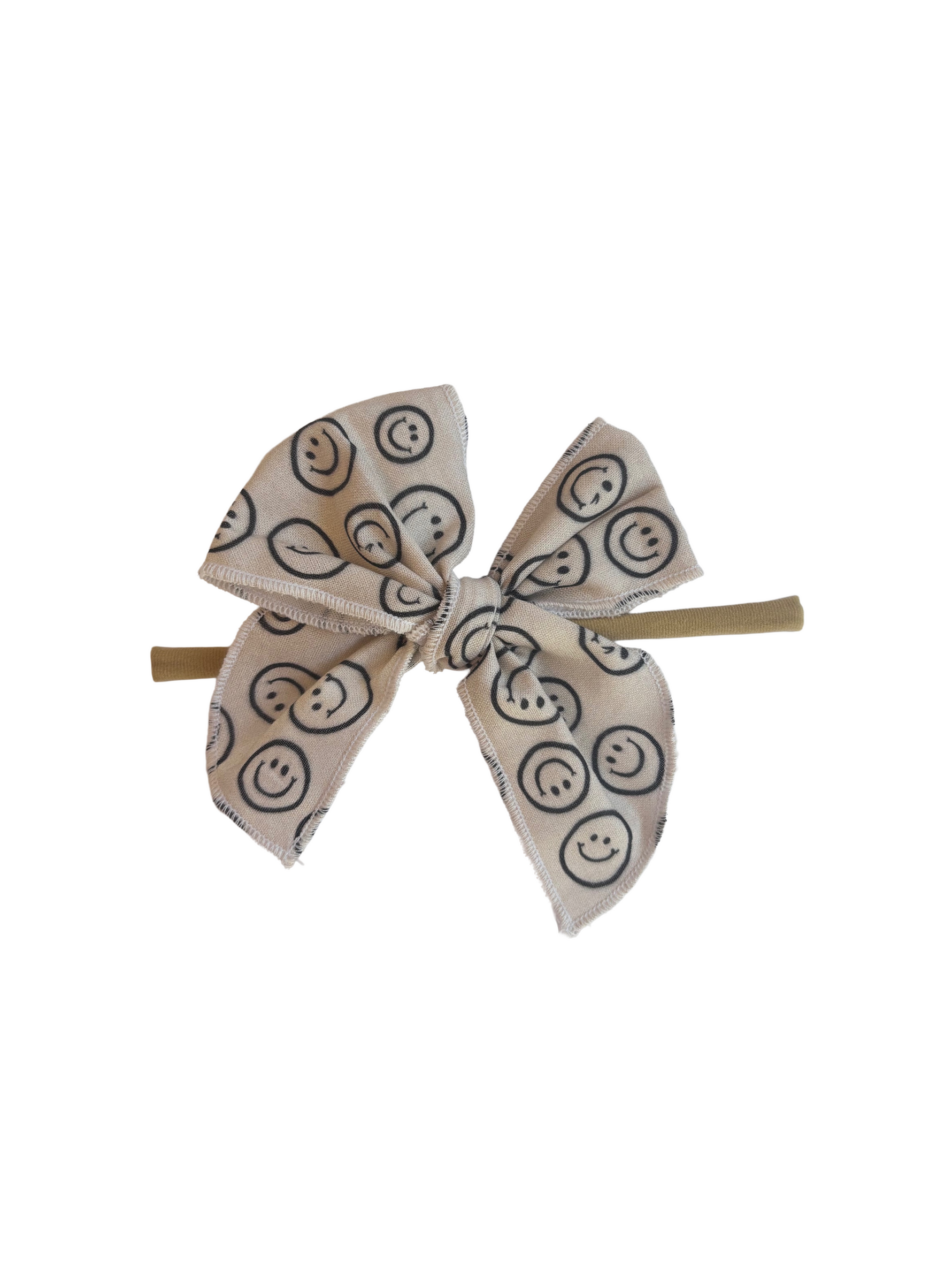 Cute Little Mae & Co Sailor Bow baby girl nylon headband bow clips.