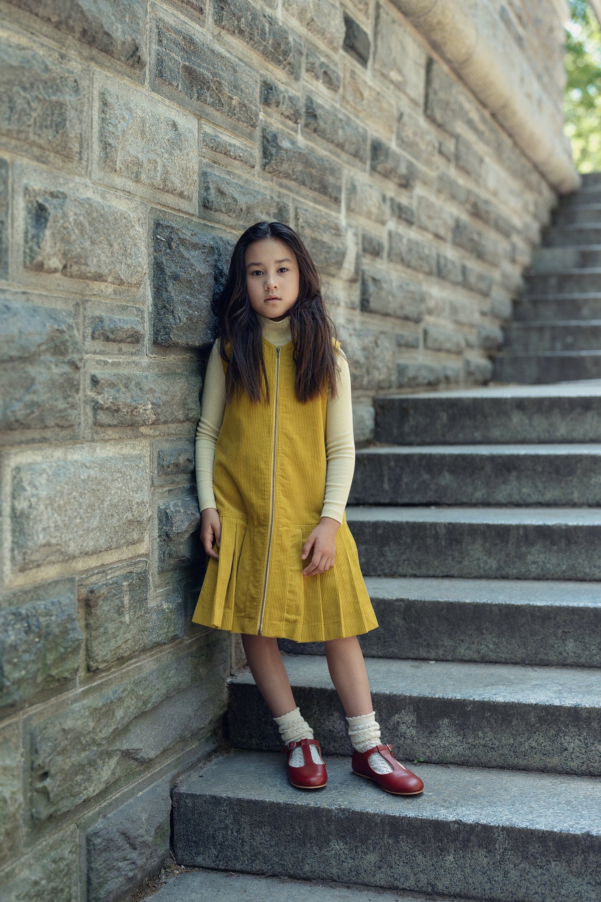 Delilah Dress - Mustard by Shop Cottier (view 6 of 7)