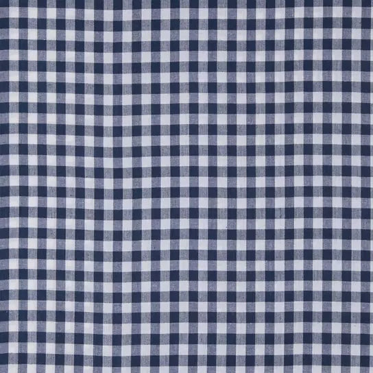 Navy Gingham Cotton Changing Pad Cover