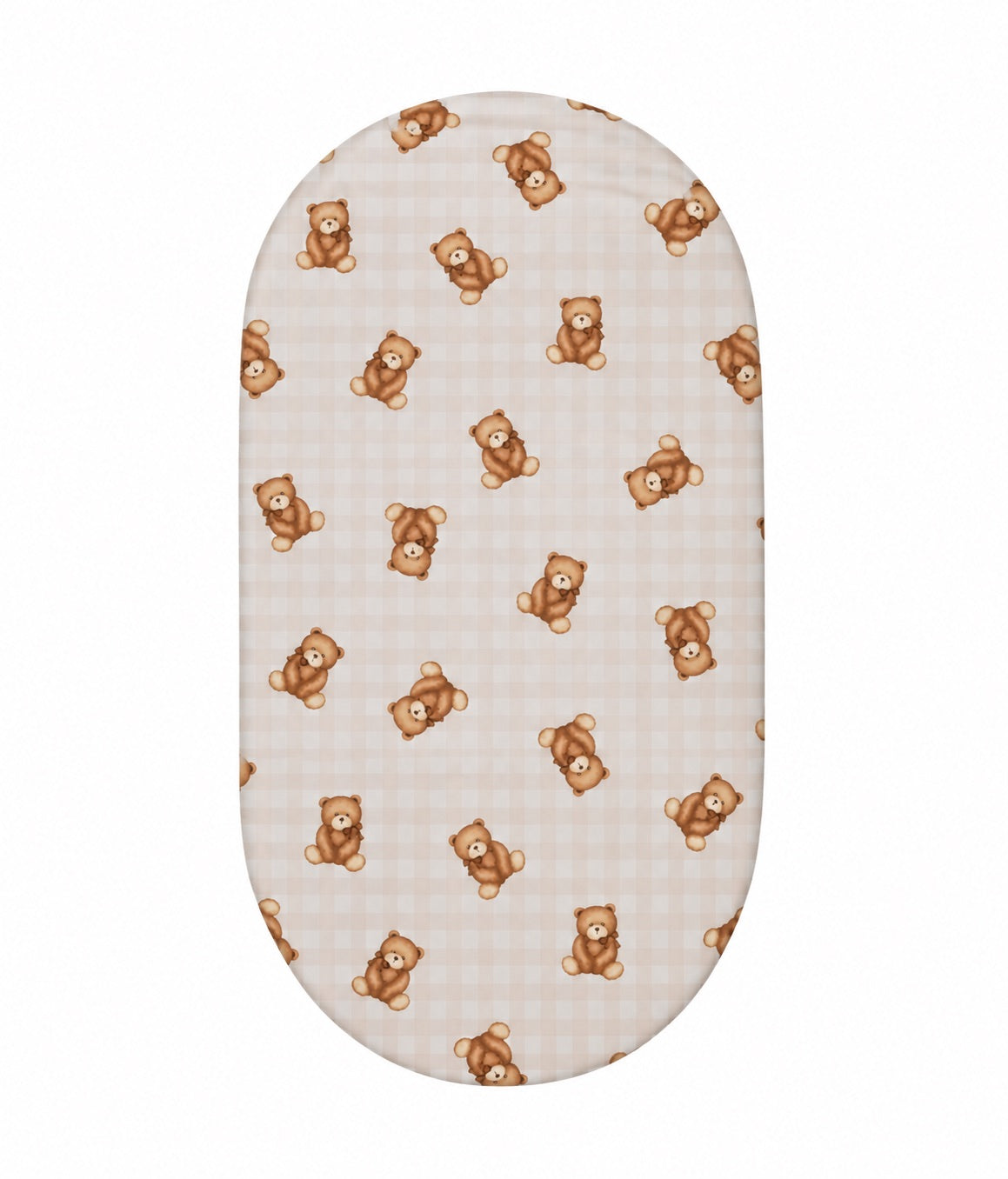 Gingham Bassinet Sheet by Little Mae & Co