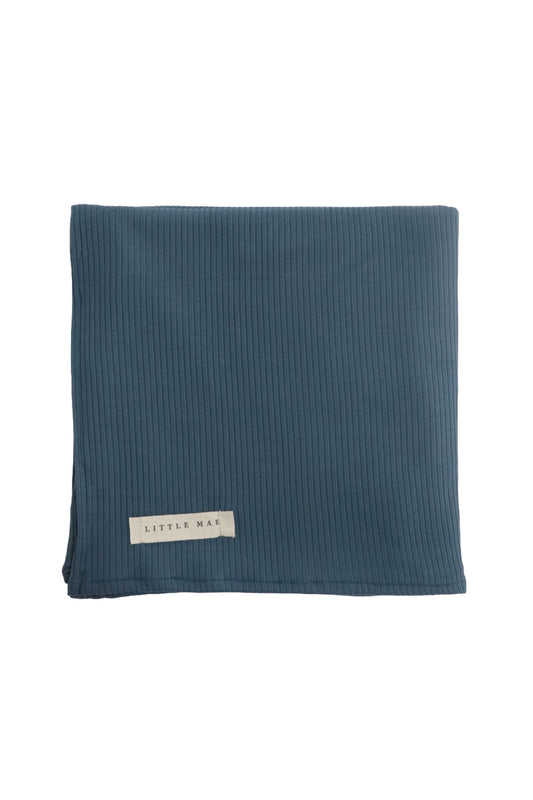 River Ribbed Stretch Swaddle Baby Blanket For Newborns Little Mae & Co Everetts Place: Online Boutique