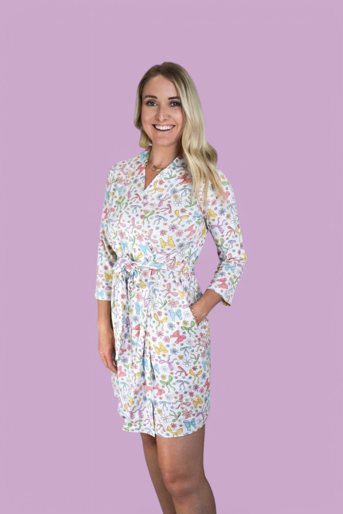Bamboo Viscose Women's Dream Robe by DREAM BIG LITTLE CO