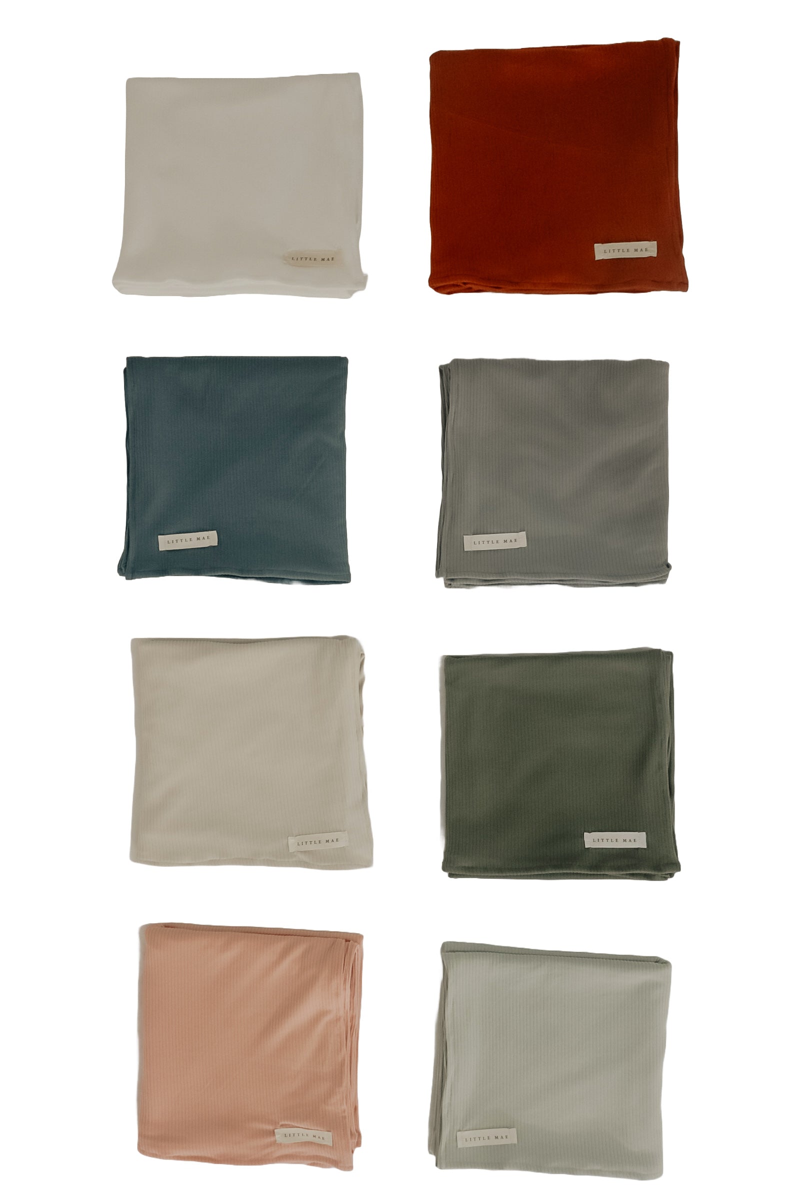 Dove Ribbed Stretch Swaddle Baby Blanket For Newborns Little Mae & Co Everetts Place: Online Boutique