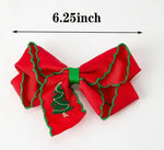 Winter Christmas tree Hair Clip by Rylee Faith Designs