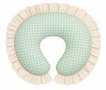 Ivory Eyelet Ruffle Original Nursing Pillow Cover by Little Mae & Co