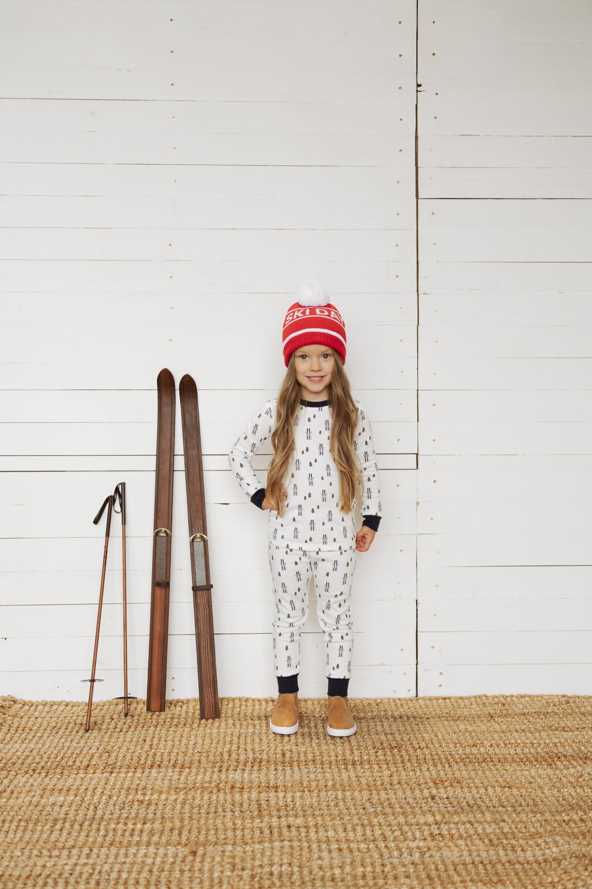 Red Ski Beanie by Mebie Baby