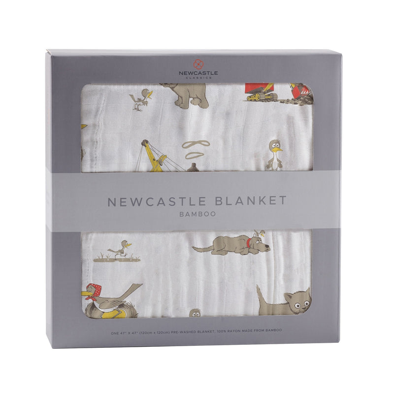 Are You My Mother? bamboo muslin blanket and book set, limited edition by Newcastle Classics.