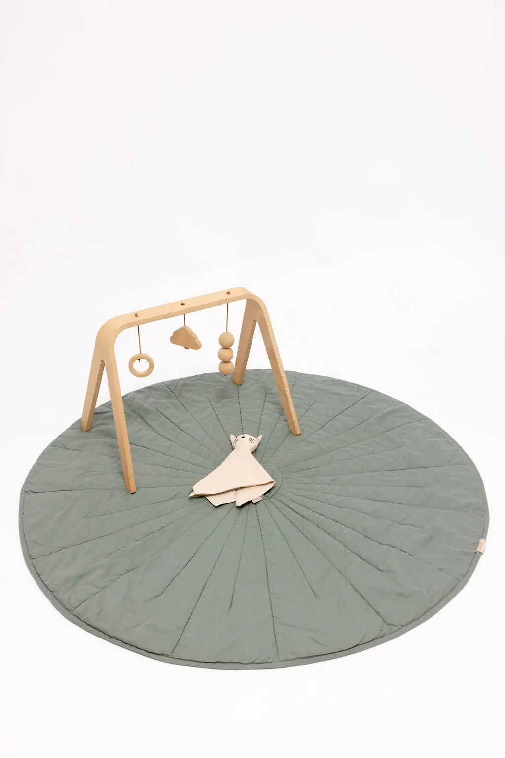 Acadian/Dove - Linen Quilted Playmat - Everetts Place