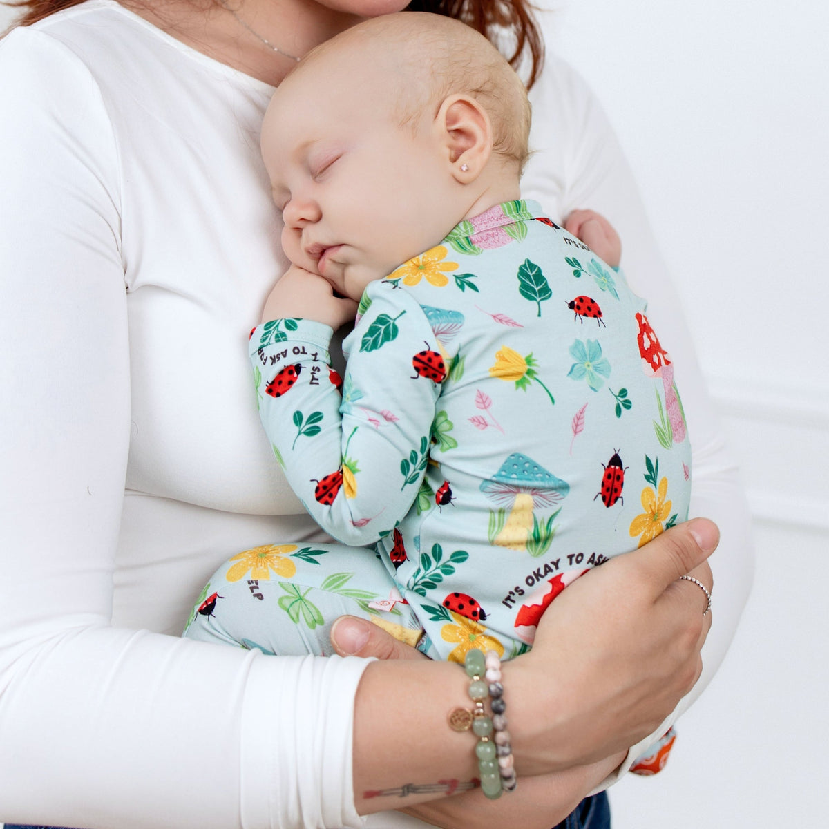 Organic The Second-Skin Footie | Magic Mushroom by Raising Mama at Everetts Place
