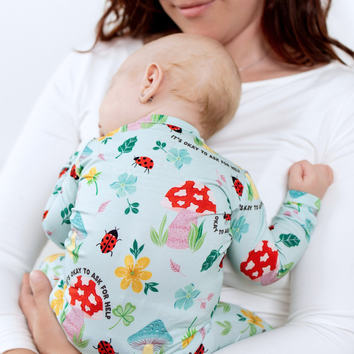 Organic The Second-Skin Footie | Magic Mushroom by Raising Mama at Everetts Place