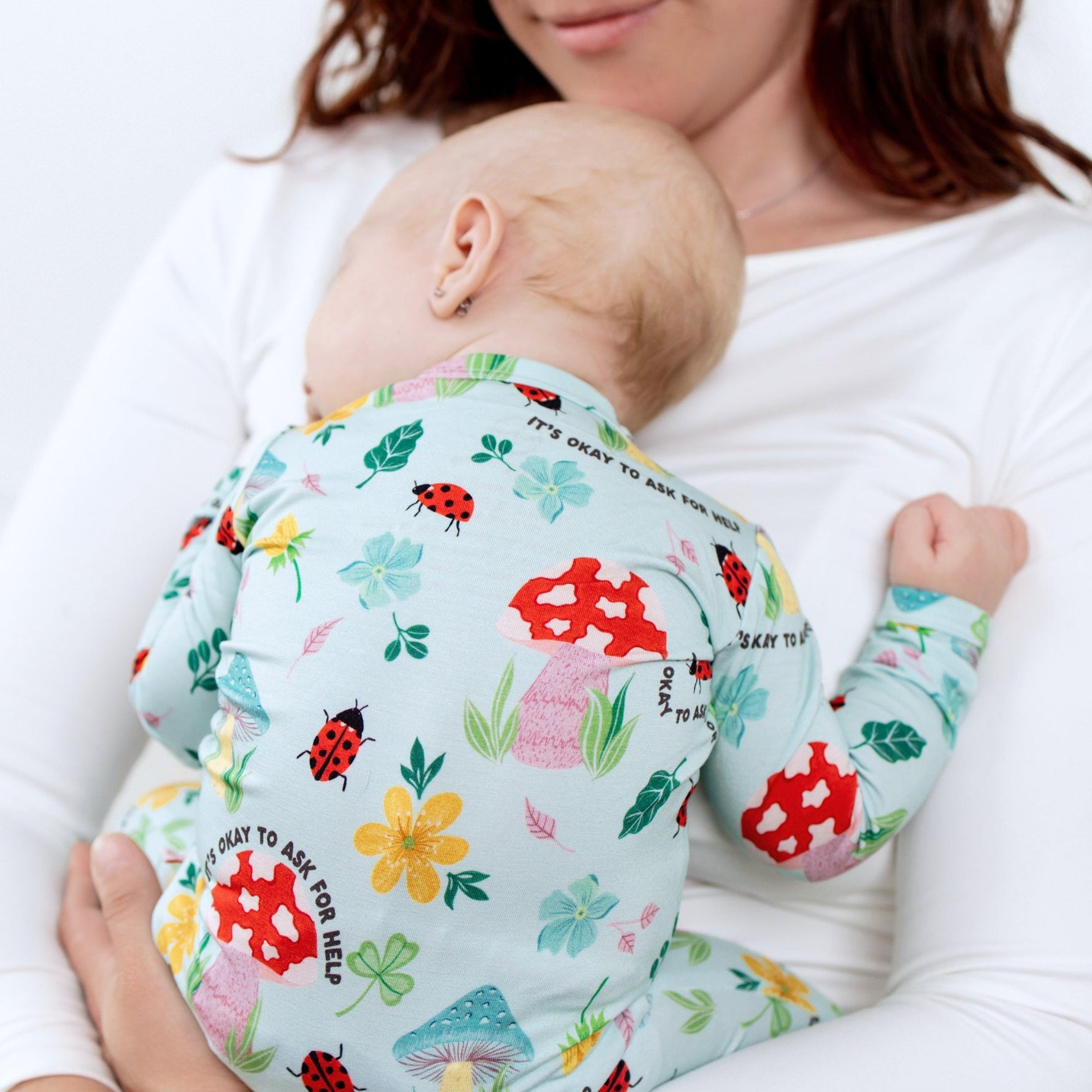 Organic The Second-Skin Footie | Magic Mushroom by Raising Mama at Everetts Place