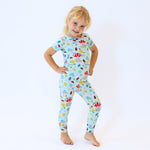 Organic The Second-Skin 2-Piece Short Sleeve Pajama | Magic Mushroom by Raising Mama at Everetts Place