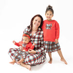Adult Long Sleeve Coat Style Pajama Top - Everetts Place Boutique - 