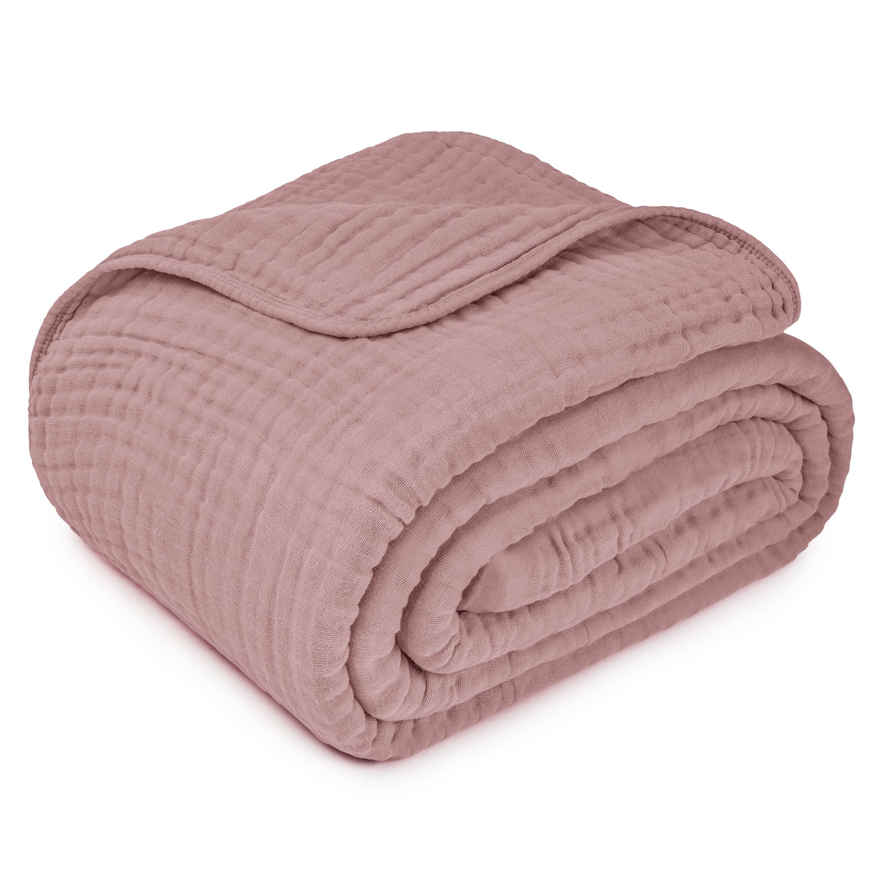 Adult Mauve Muslin Blanket for Cozy Home Comfort Everyday Comfy Cubs Everetts Place: Online Boutique