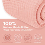 Adult Muslin Blanket Lace Pink Soft Warm Cozy Blanket Comfy Cubs Everetts Place: Online Boutique