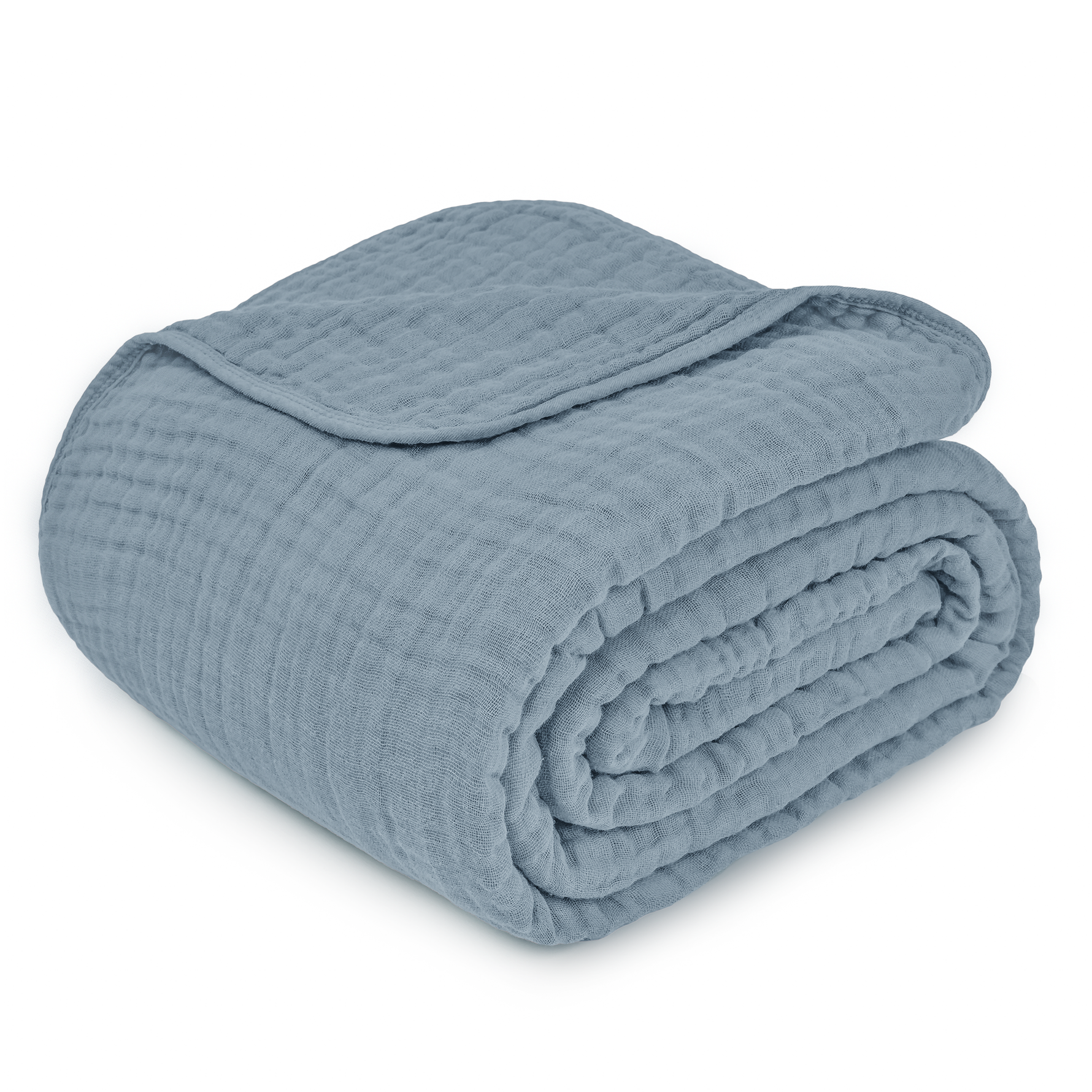 Adult Muslin Blanket Pacific Blue by Comfy Cubs Cozy Comfort Comfy Cubs Everetts Place: Online Boutique