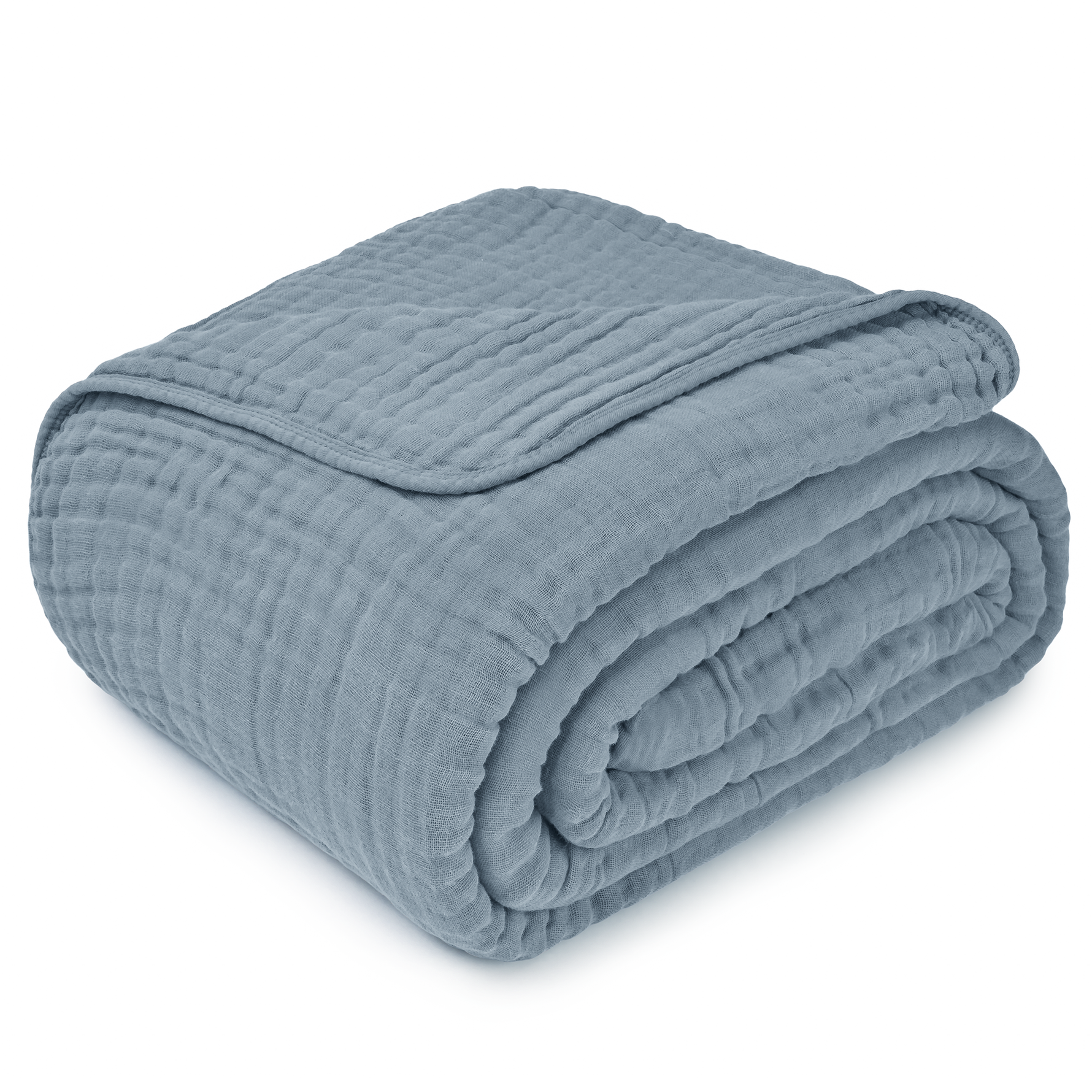 Adult Muslin Blanket Pacific Blue by Comfy Cubs Cozy Comfort Comfy Cubs Everetts Place: Online Boutique