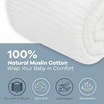 Adult Muslin Blanket White Cozy Breathable Throw For Home - Everetts Place Boutique - 
