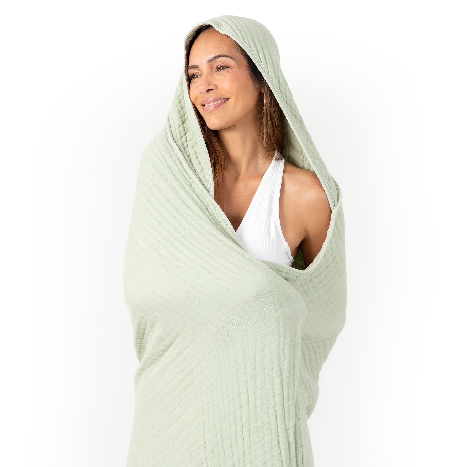 Adult Muslin Hooded Towel Robe After Bath Comfy Cubs Comfy Cubs Everetts Place: Online Boutique