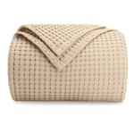 Adult Sand Waffle Blanket Comfy Cubs Cotton Comfort - Everetts Place Boutique - 