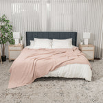 Adult Waffle Blankets Blush Cotton Soft Cozy Luxury Comfy Cubs Everetts Place: Online Boutique