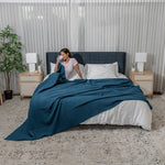 Adult Waffle Blankets Neptune 100 Cotton Cozy Comfort Comfy Cubs Everetts Place: Online Boutique