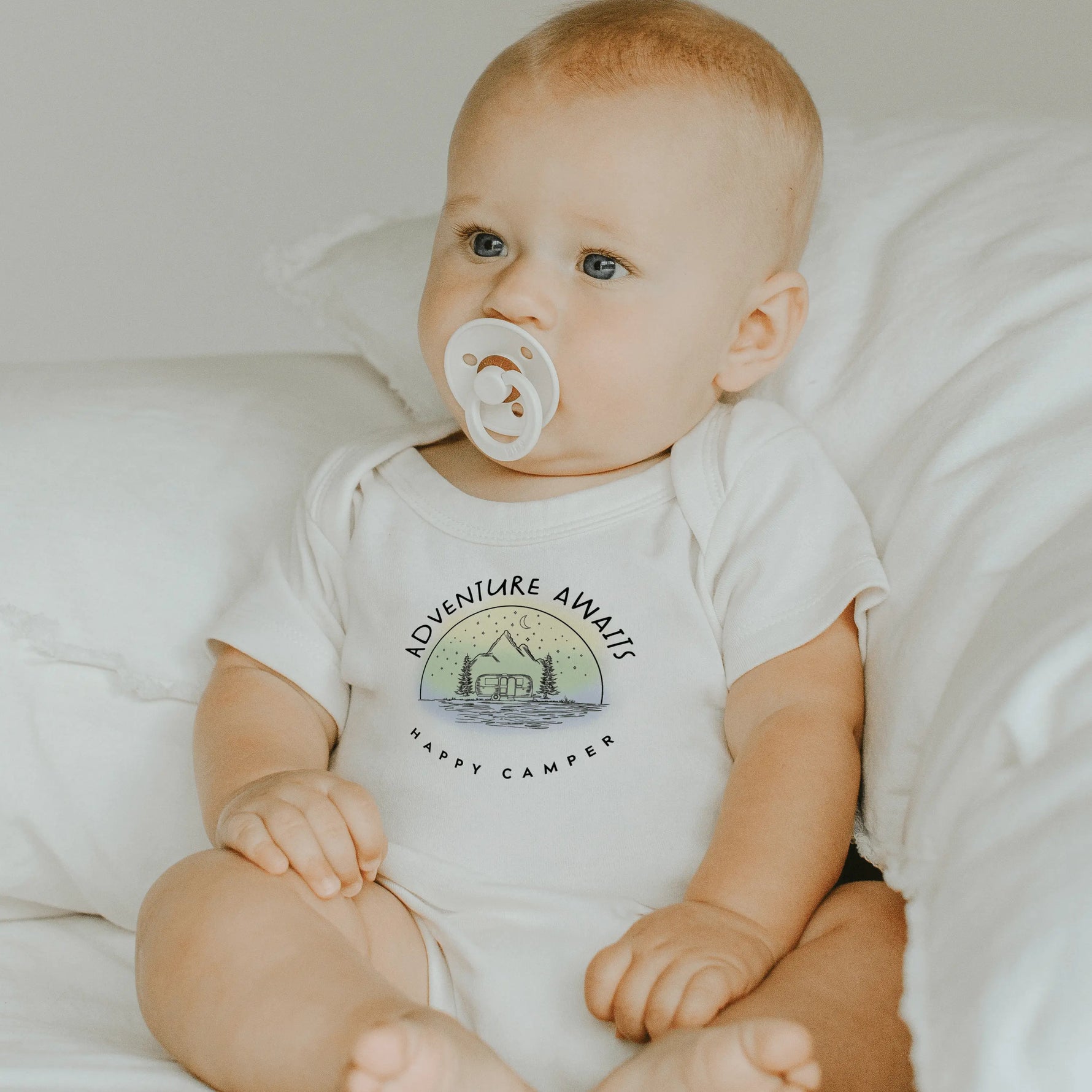 Finn + Emma Graphic Bodysuit For Babies Buttery Soft Organic Cotton With Easy Snap Fasteners And Non Toxic Dyes Finn + Emma 