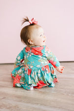 After The Rain Twirl Bodysuit Sleeve Infant Outfit - Everetts Place Boutique - Twirl Bodysuit - 3/4 Sleeve
