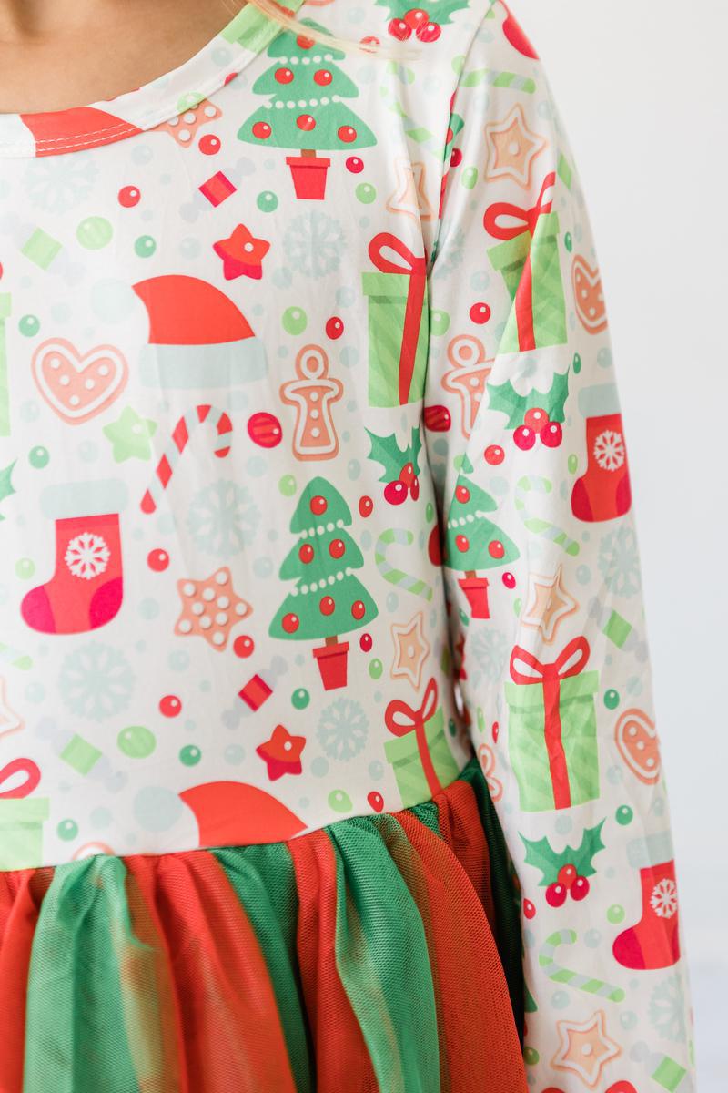 All I Want for Christmas L/S Tutu Dress by Mila & Rose ®