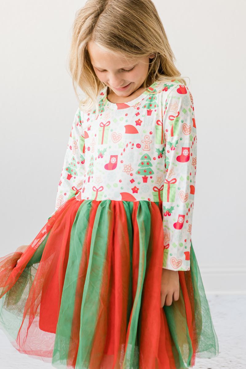 All I Want for Christmas L/S Tutu Dress by Mila & Rose ®